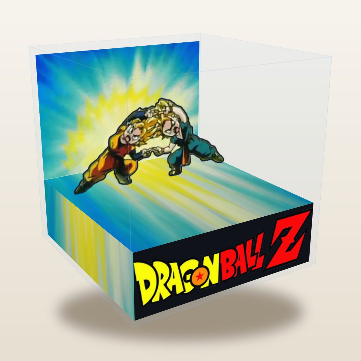 Dragon Ball Z cube diorama, Fusion Dance