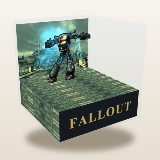 Fallout cube diorama