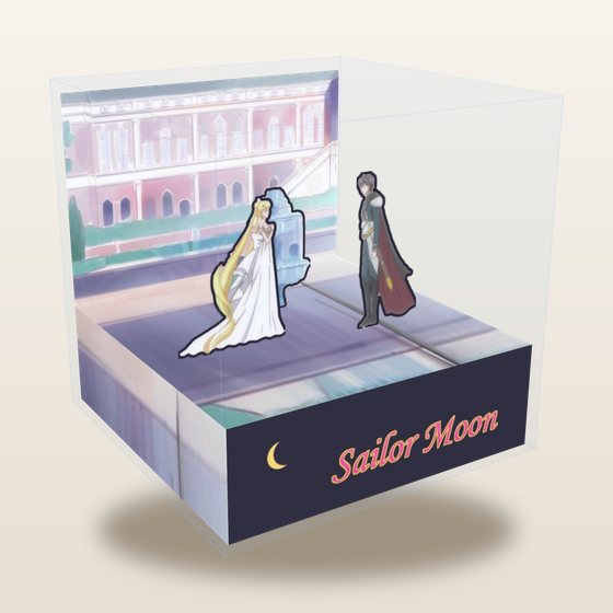 Sailor Moon cube diorama