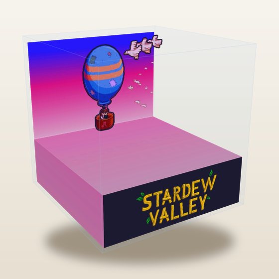 Stardew Valley cube diorama