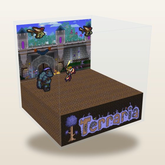 Terraria cube diorama